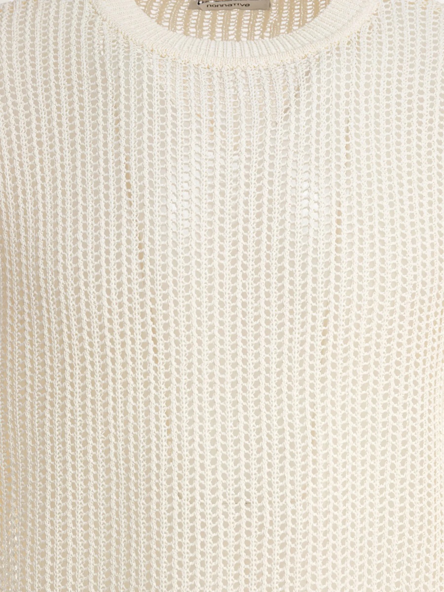 Cotton blend crewneck sweater - Img 2