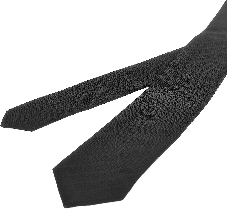 Cravate Silk necktie with jacquard motif - Img 3