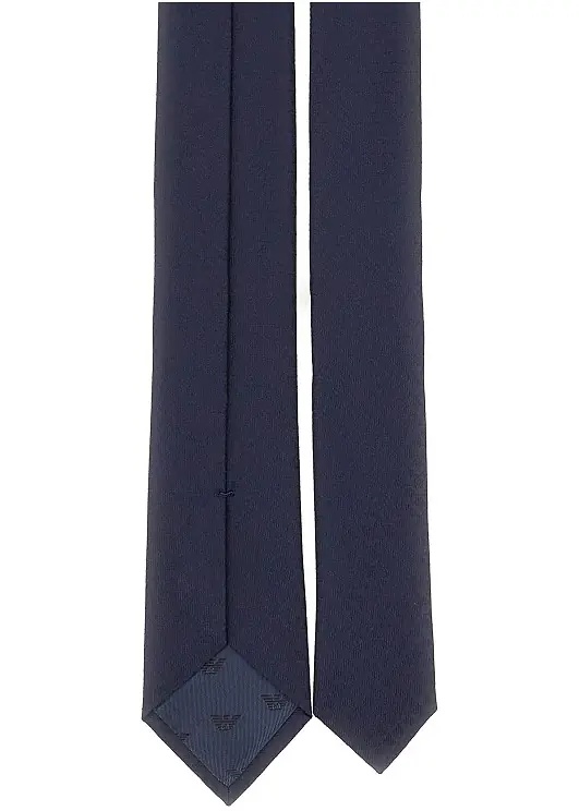 Cravate Silk necktie with logo motif - Img 2