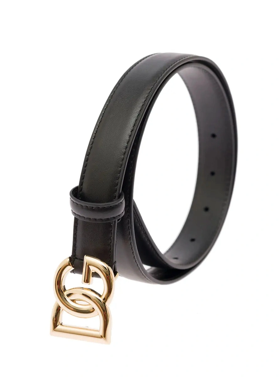 Curea Dolce &amp; Gabbana neagra din piele - Img 2