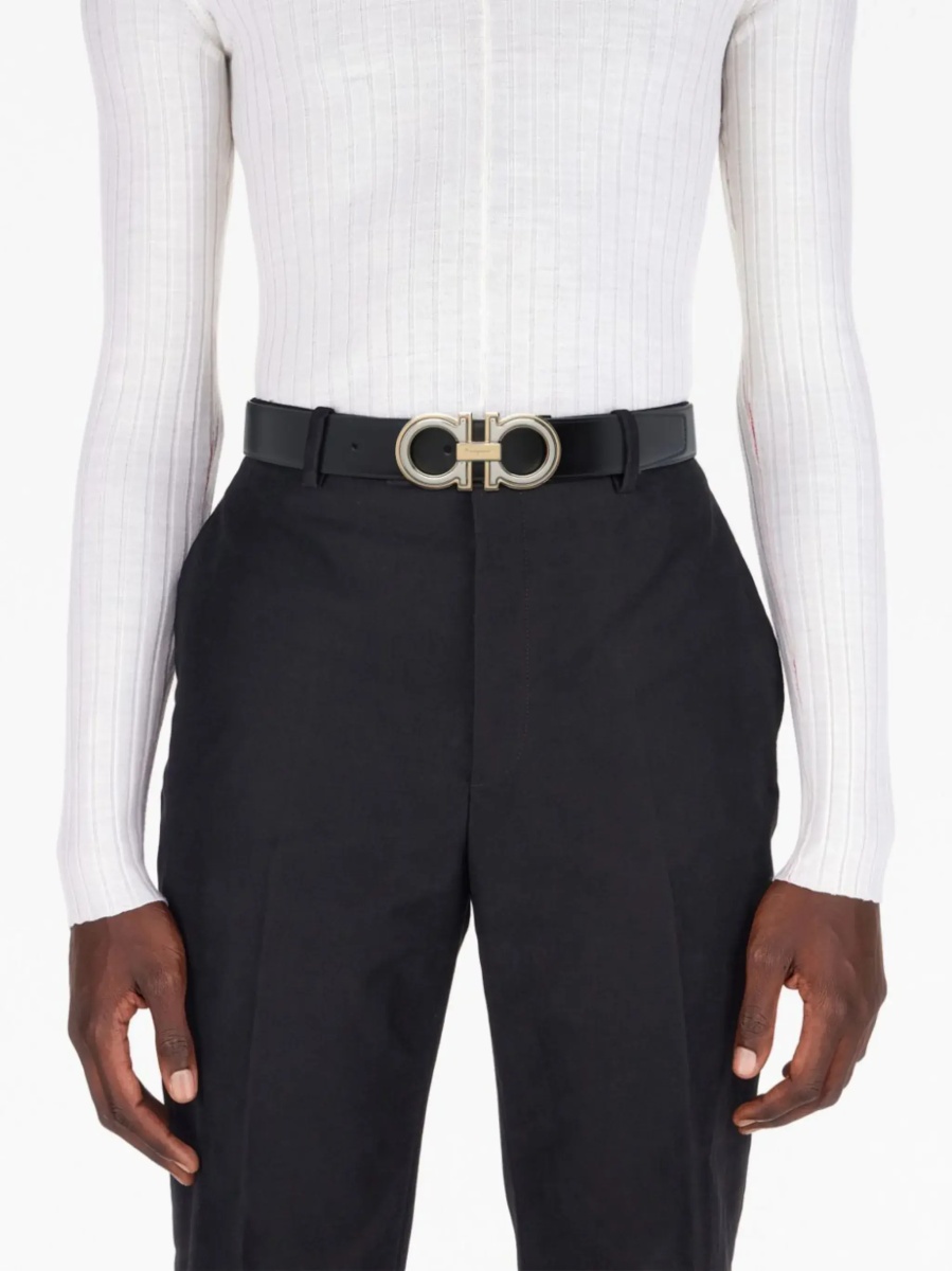 Curea Reversible and adjustable Gancini Belt - Img 4