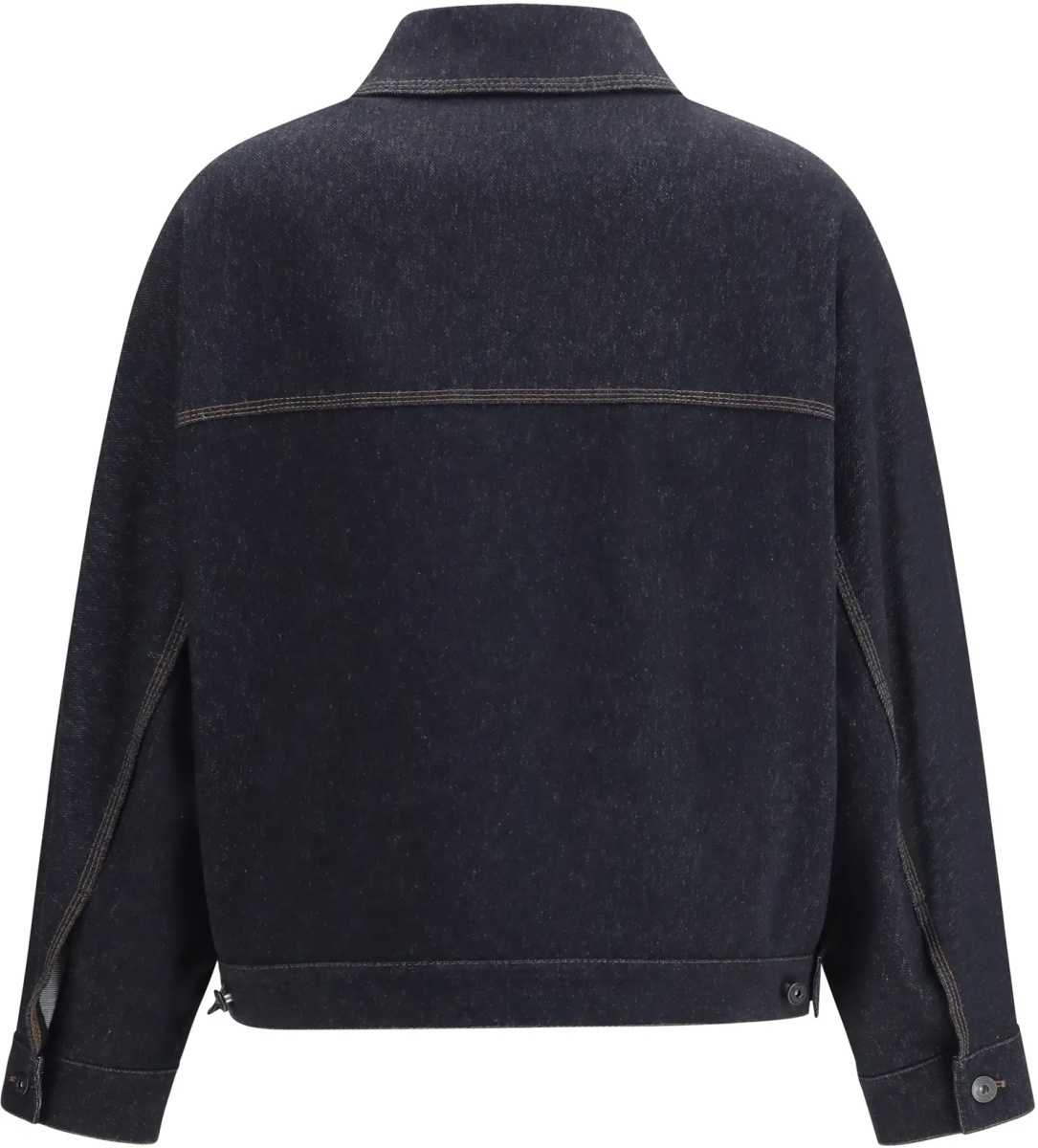 Denim print jersey Jacket - Img 2