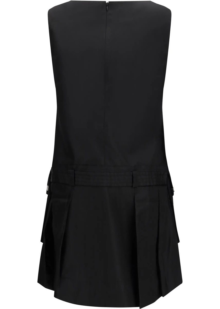 Duchesse Nylon Belted Mini Dress - Img 2