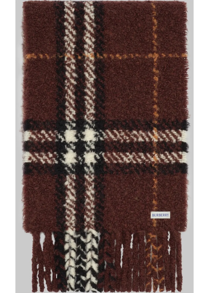 Esarfa Check Bouclé Scarf - Img 2