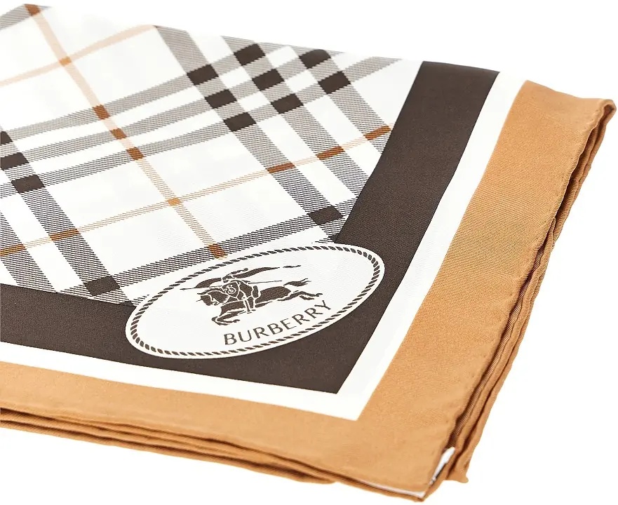 Esarfa Check silk scarf - Img 3