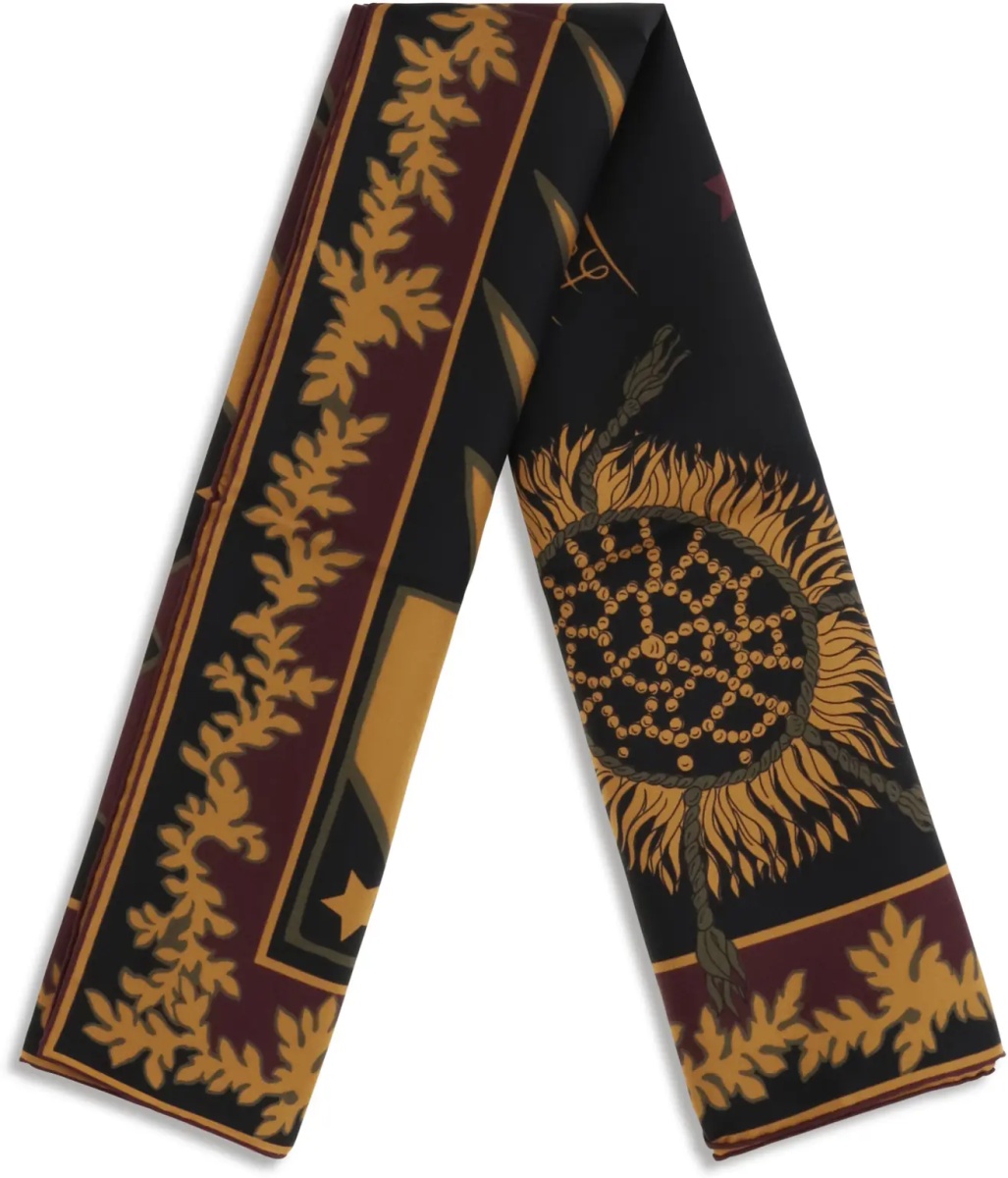 Esarfa Printed Silk Twill Scarf - Img 2