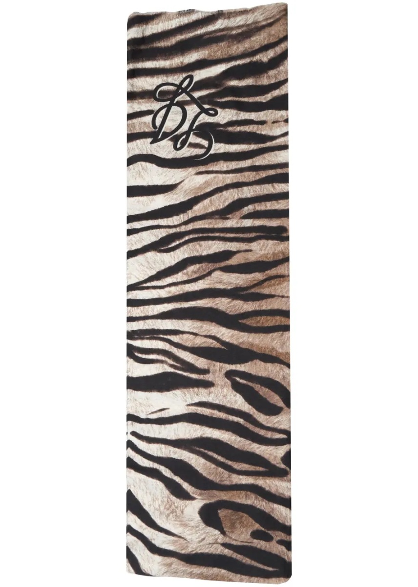 Esarfa Scarf with animal print - Img 3