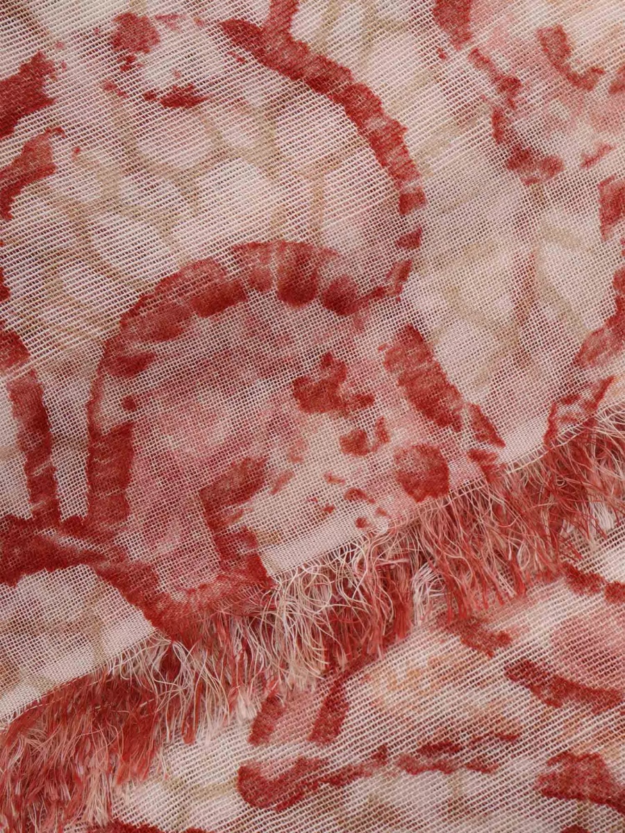 Esarfa Scarf with red pattern - Img 2