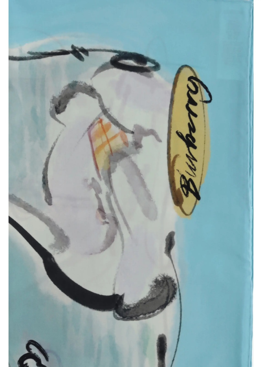 Esarfa Swan lake silk Scarf - Img 3