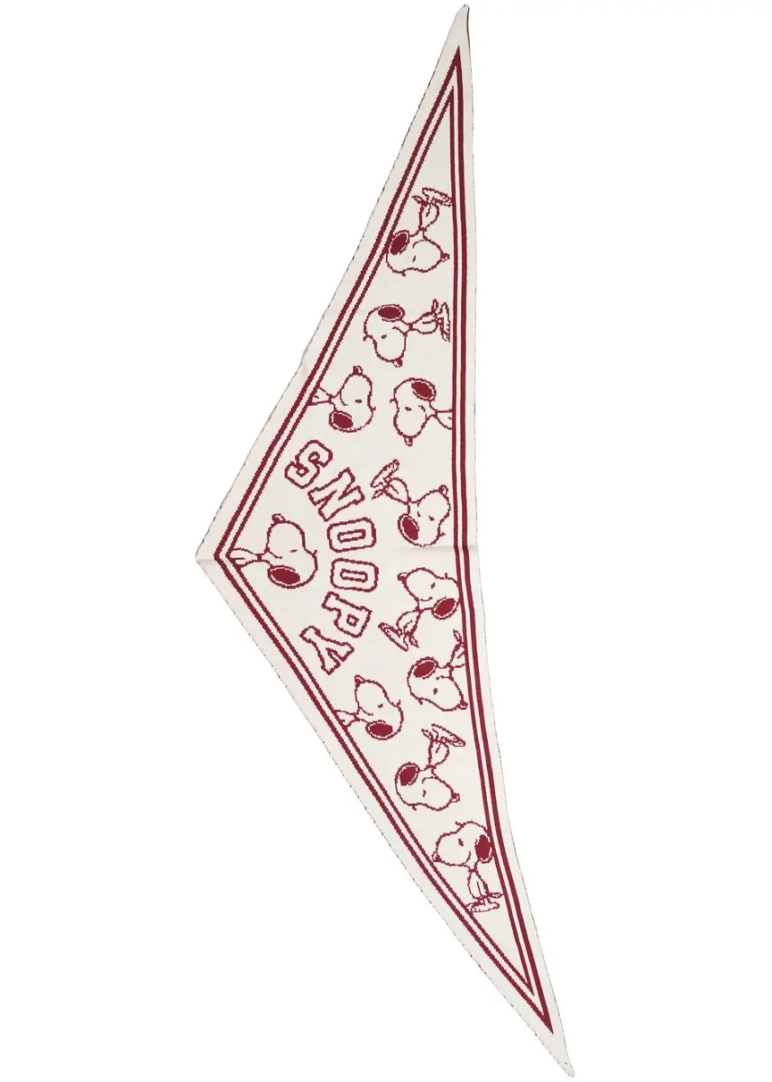 Esarfa Triangle scarf with print - Img 5