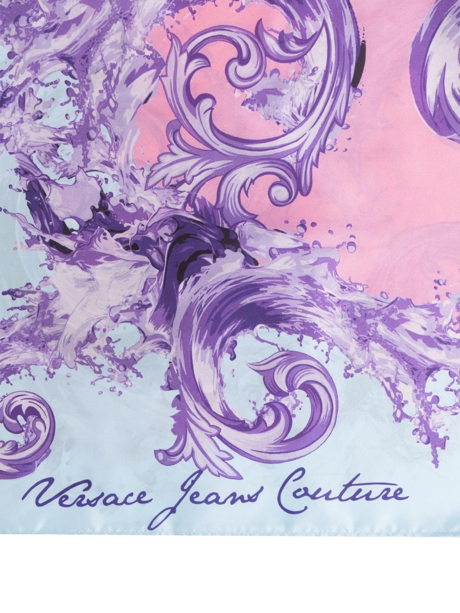 Esarfa Versace Jeans Couture albastra - Img 2
