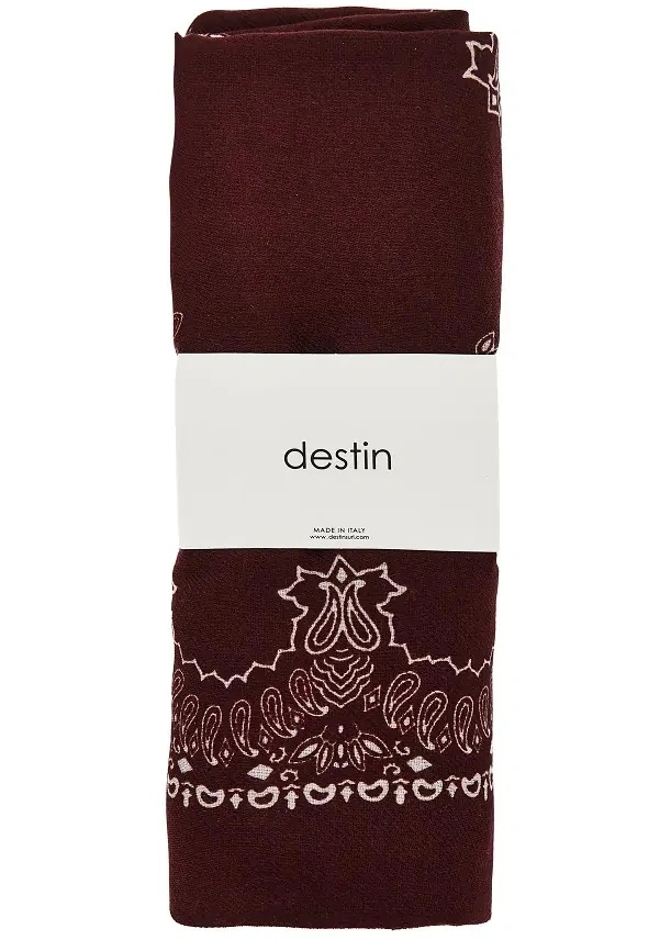 Esarfa Wool scarf with Bandanda motif - Img 2