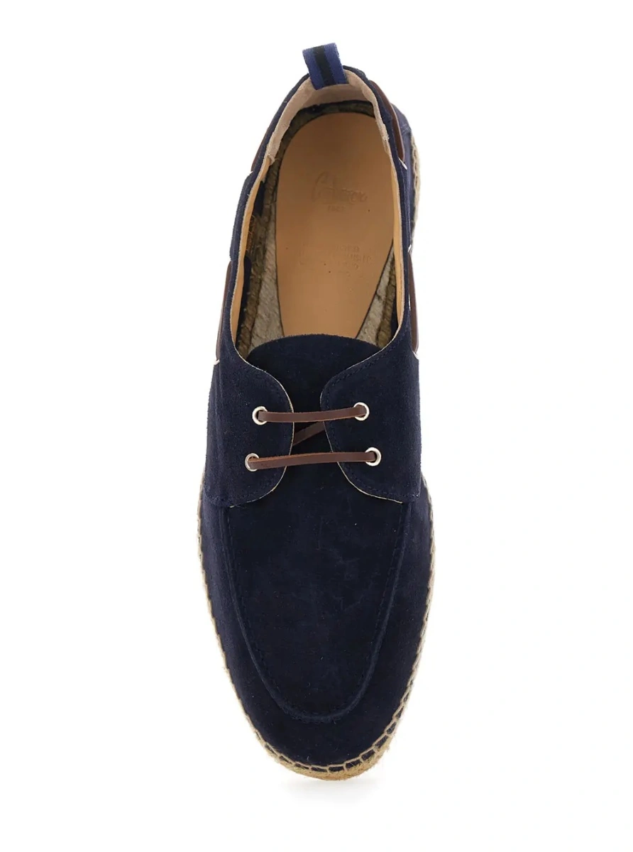 Espadrile CASTAÑER albastre din piele - Img 3