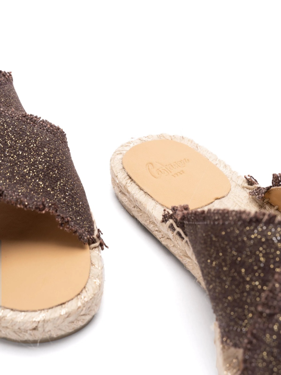 Espadrile CASTAÑER maro din in - Img 2