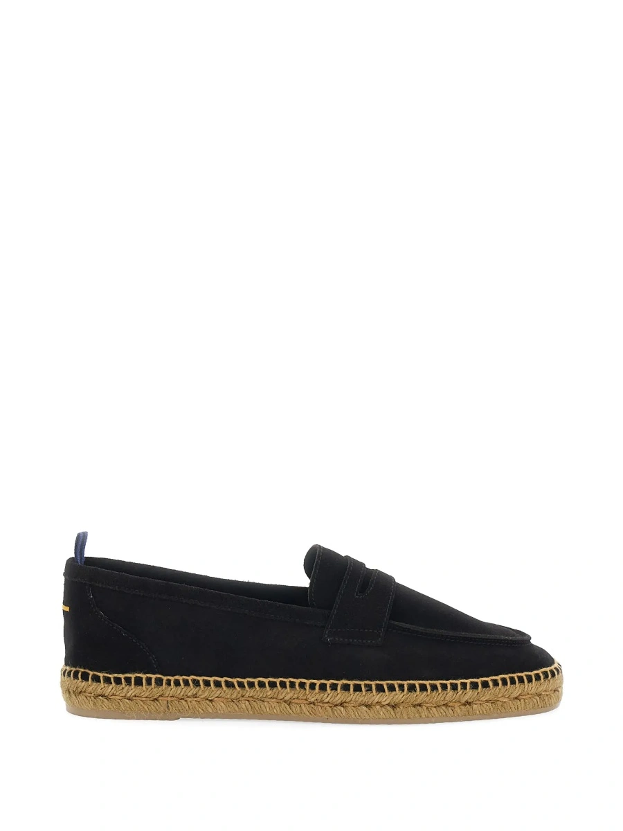 Espadrile CASTAÑER negre din piele intoarsa - Img 7