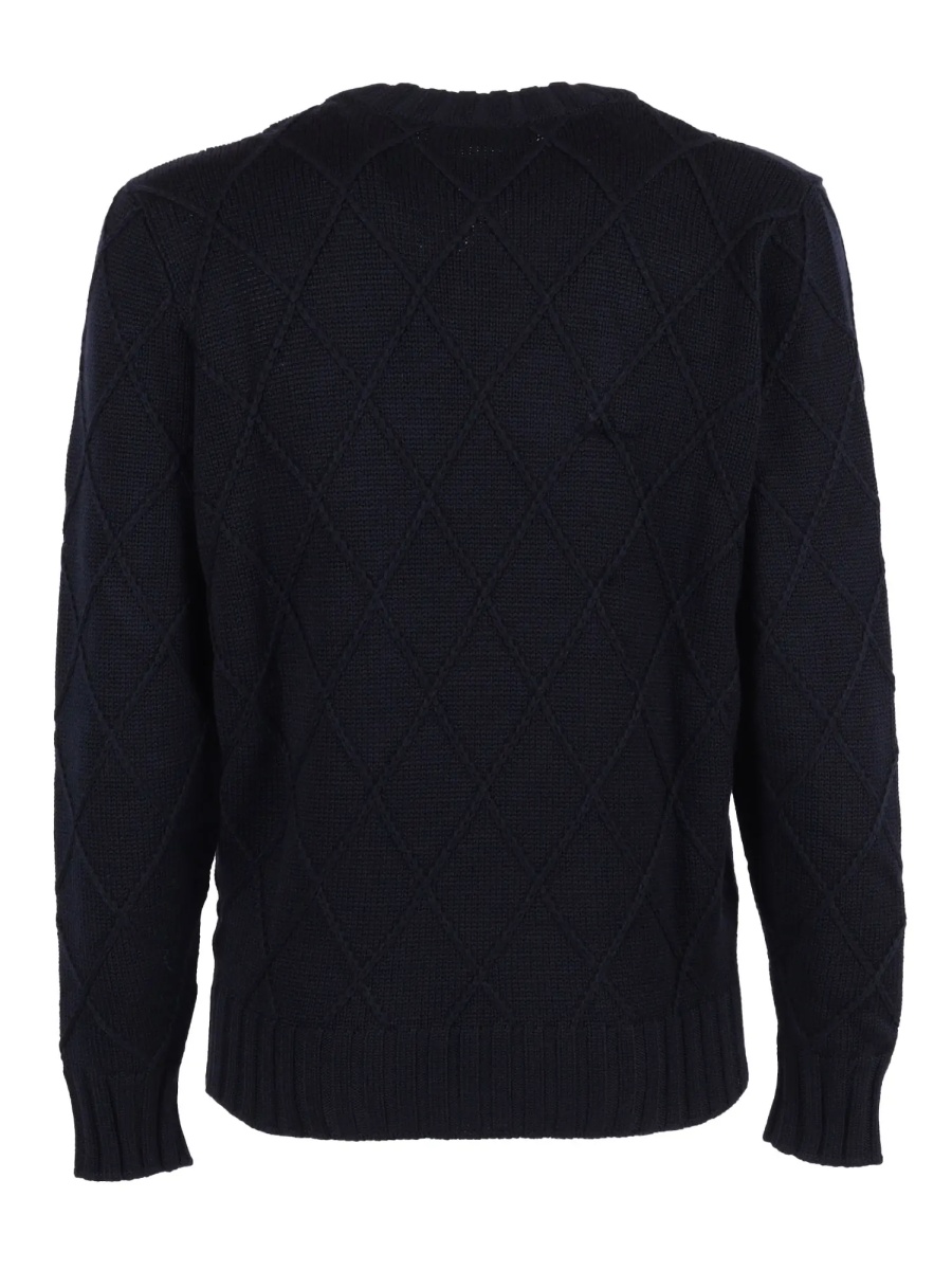 EXTRA FINE MERINO WOOL CREW NECK SWEATER - Img 2