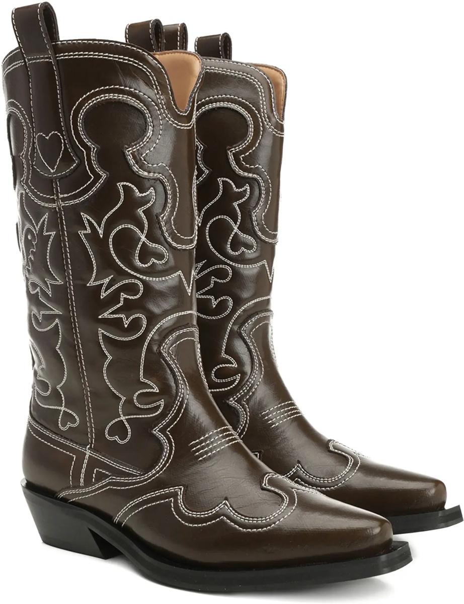 Faux-leather texan Boots - Img 2