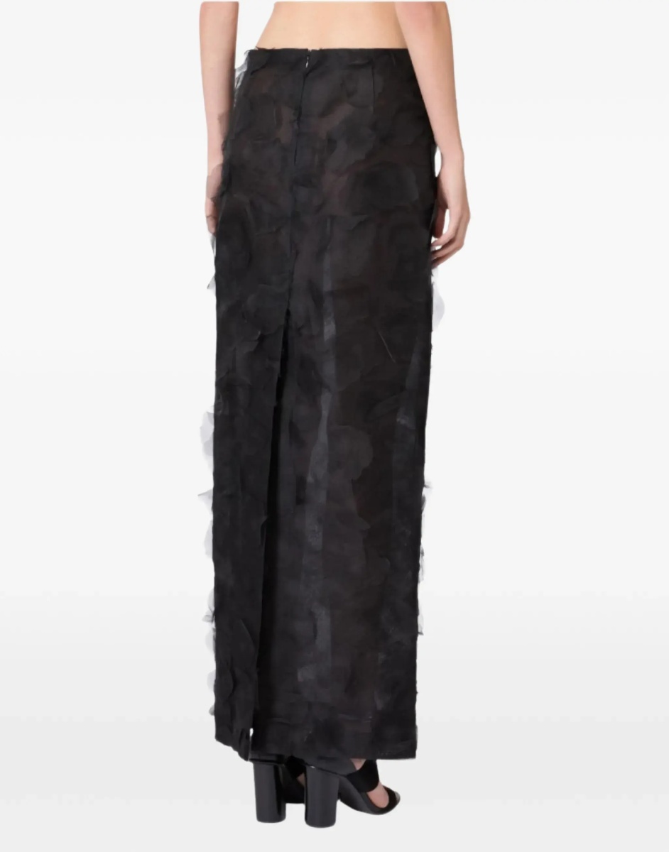 Fusta Adepto long silk Skirt - Img 5