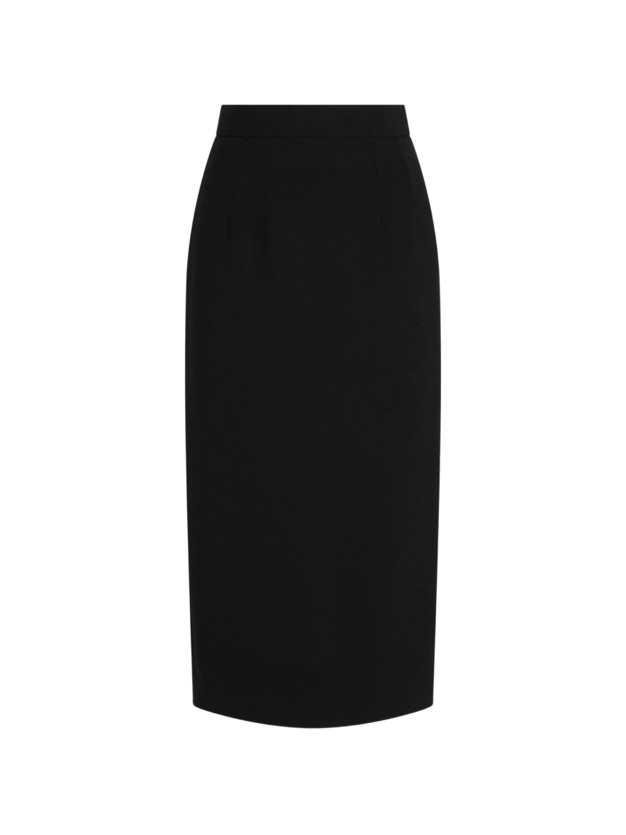 Fusta Dolce &amp; Gabbana neagra din lana si elastan - Img 5