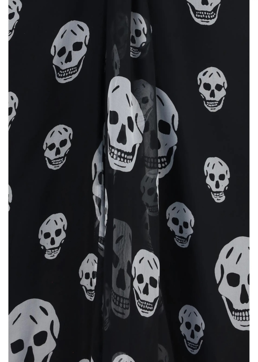 Fusta Draped long skull Skirt - Img 3