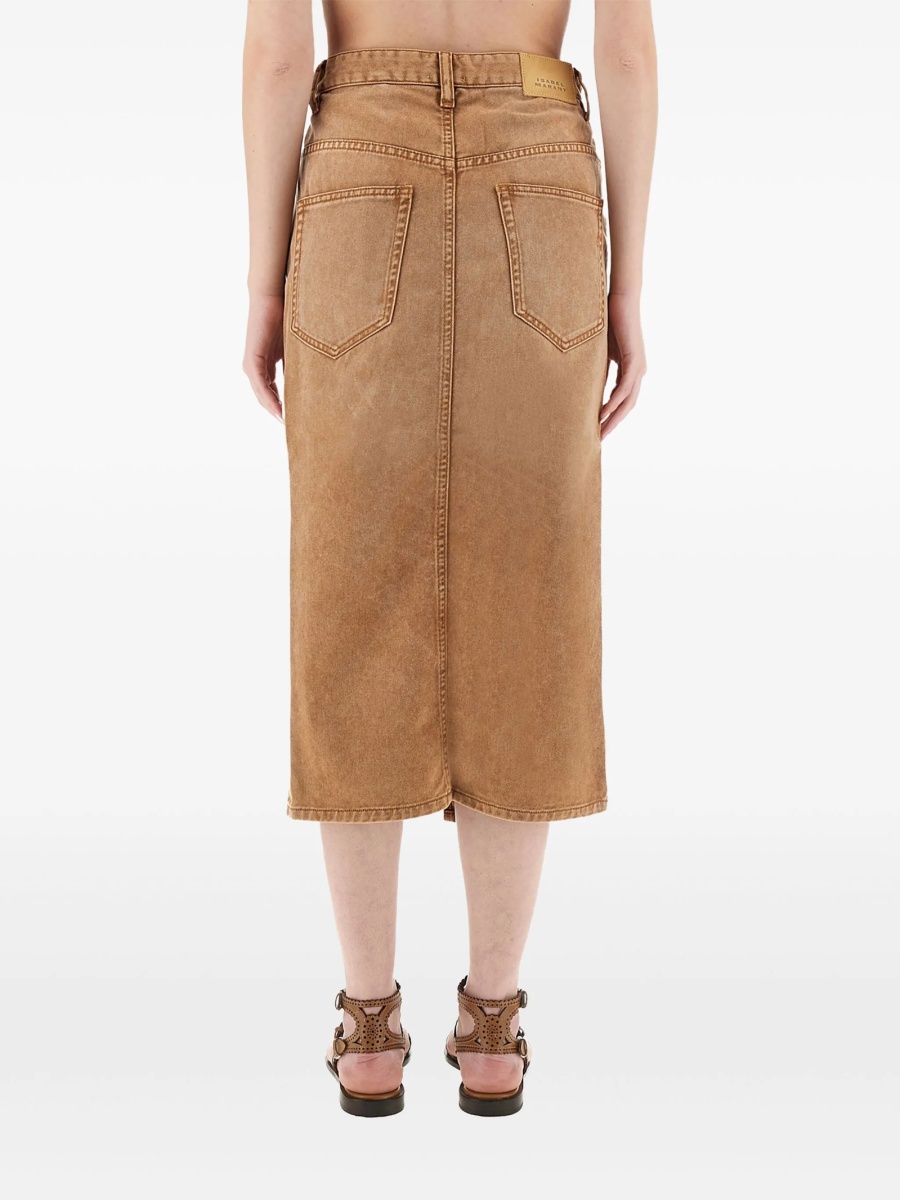 Fusta drepte Isabel Marant maro - Img 4