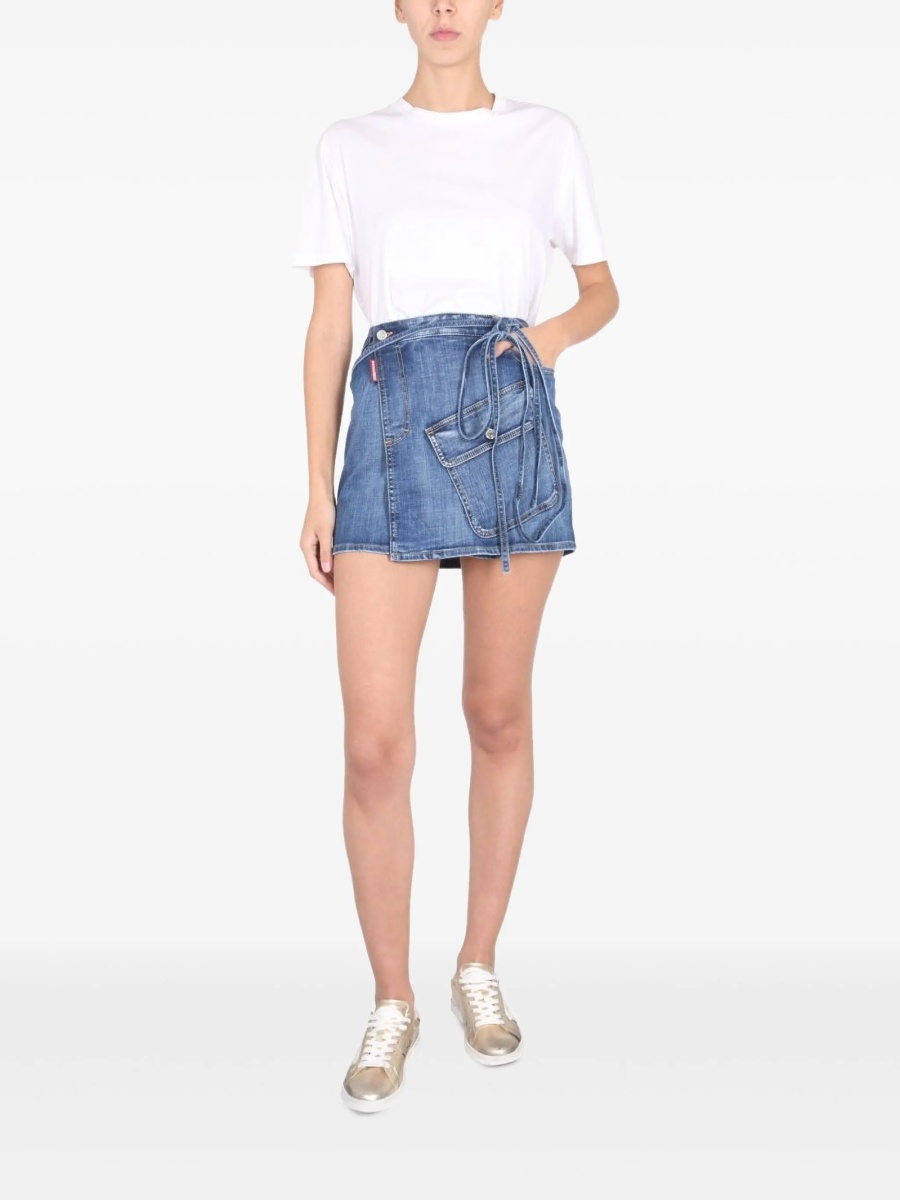 Fusta DSQUARED2 albastra - Img 2