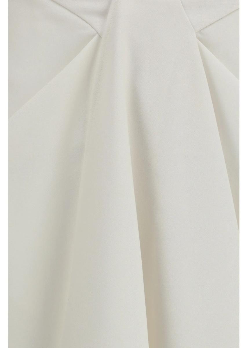 Fusta Long draped wool and mohair Skirt - Img 3