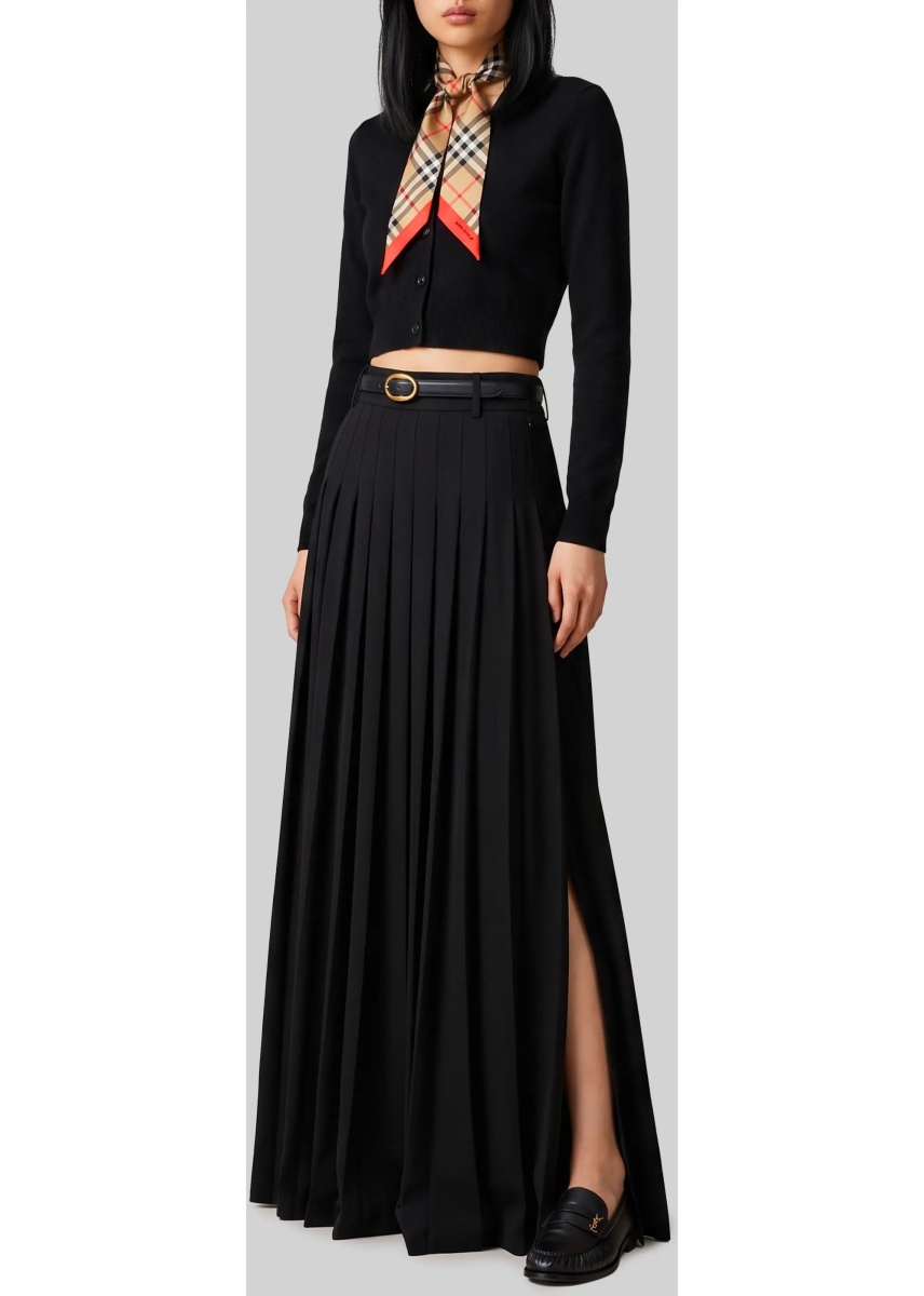 Fusta Maxi Pleated Skirt - Img 2