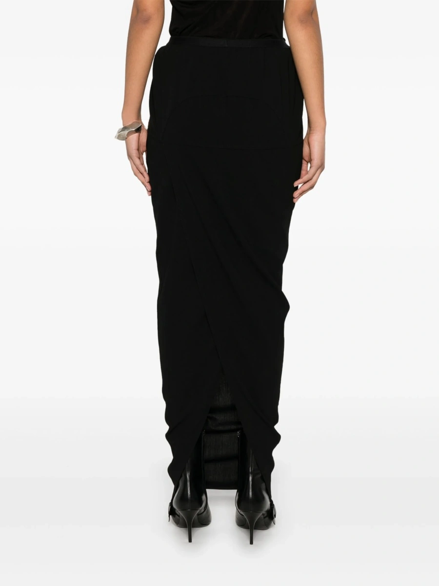 Fusta Rick Owens neagra - Img 4