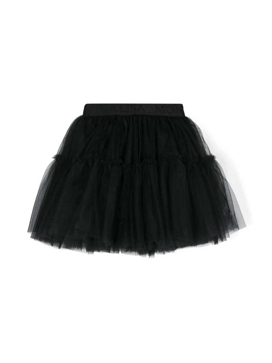 Fusta tutu Monnalisa neagra din poliamida - Img 2