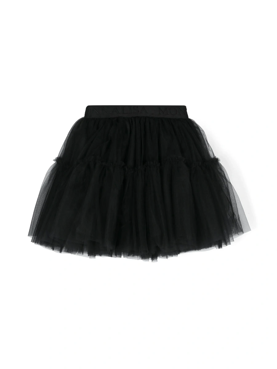 Fusta tutu Monnalisa neagra din poliamida - Img 2