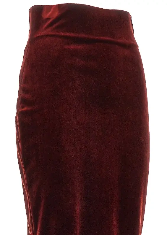 Fusta Velvet midi skirt - Img 2