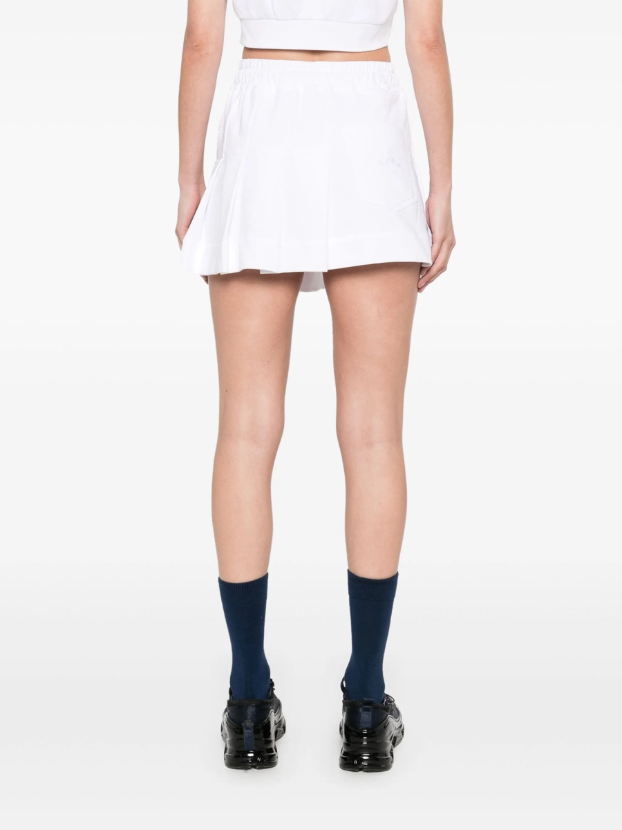 Fusta Vivienne Westwood alba din bumbac organic - Img 4