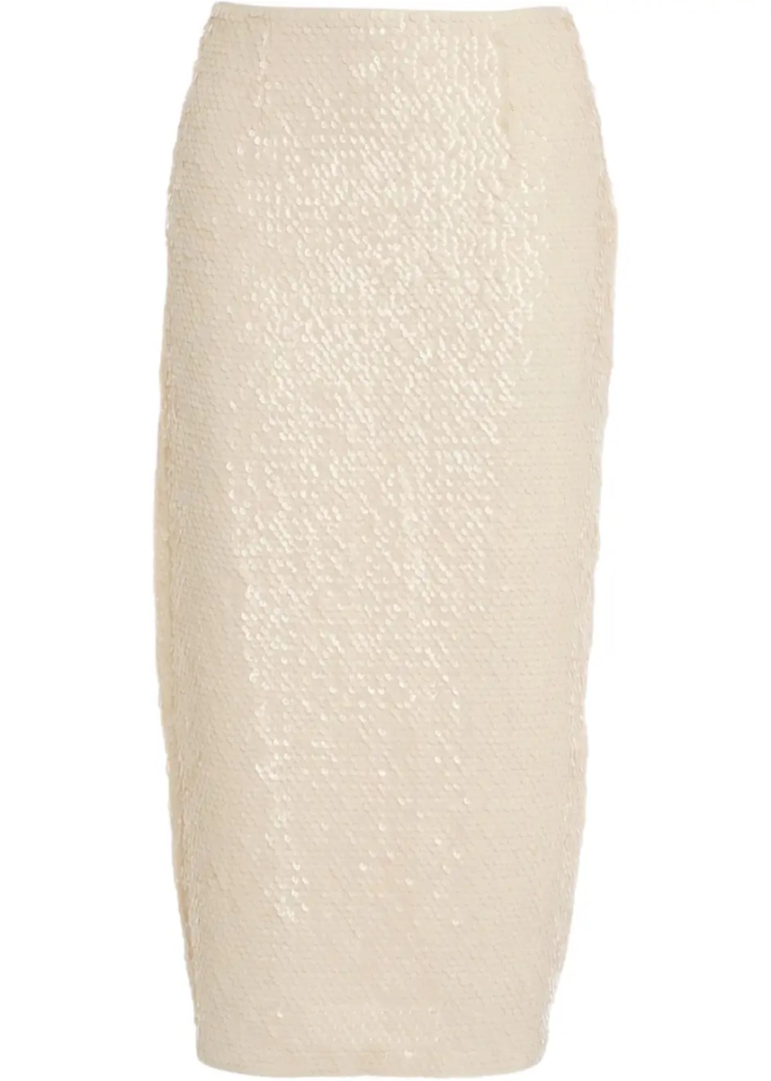 Fuste Midi skirt with sequins 'Anda' - Img 2