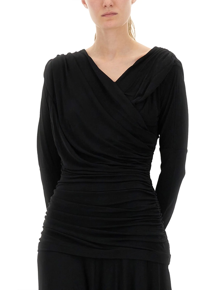 Gathered Midi Dress - Img 4
