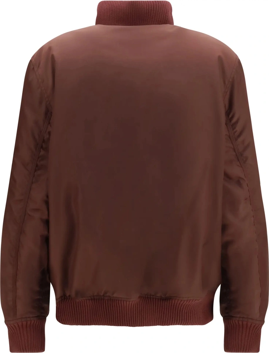 Geaca bomber Off-White multicolor din nylon - Img 2