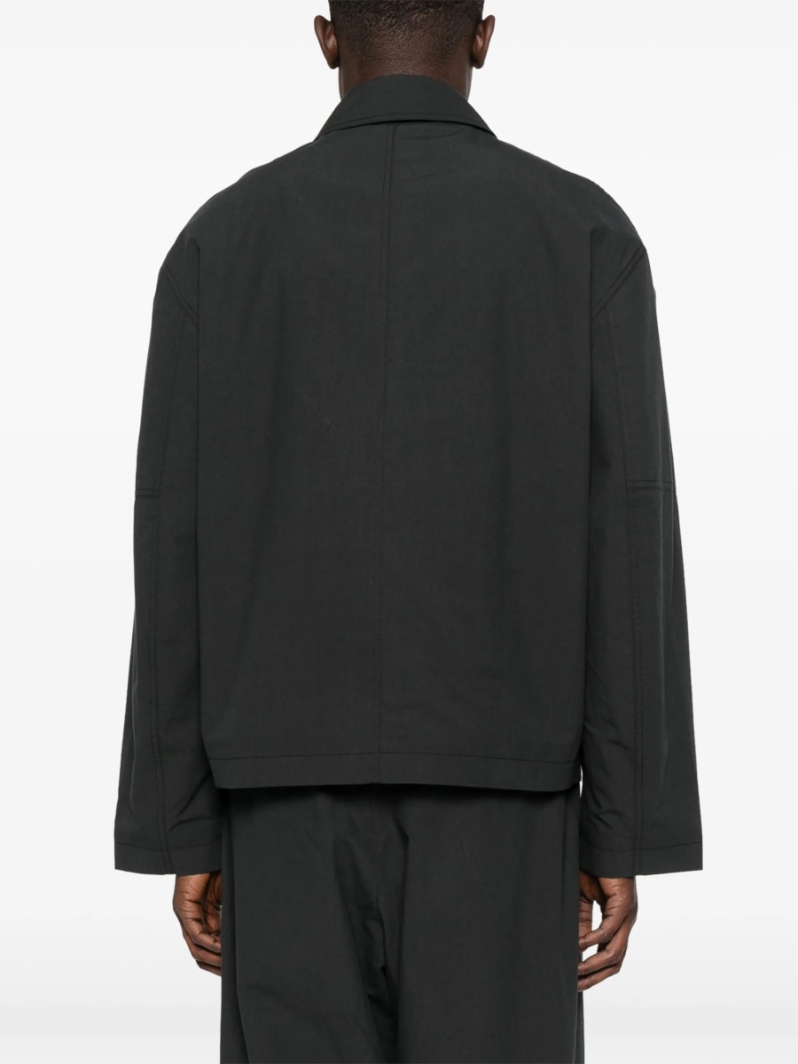 Geaca bomber STUDIO NICHOLSON neagra din bumbac - Img 4