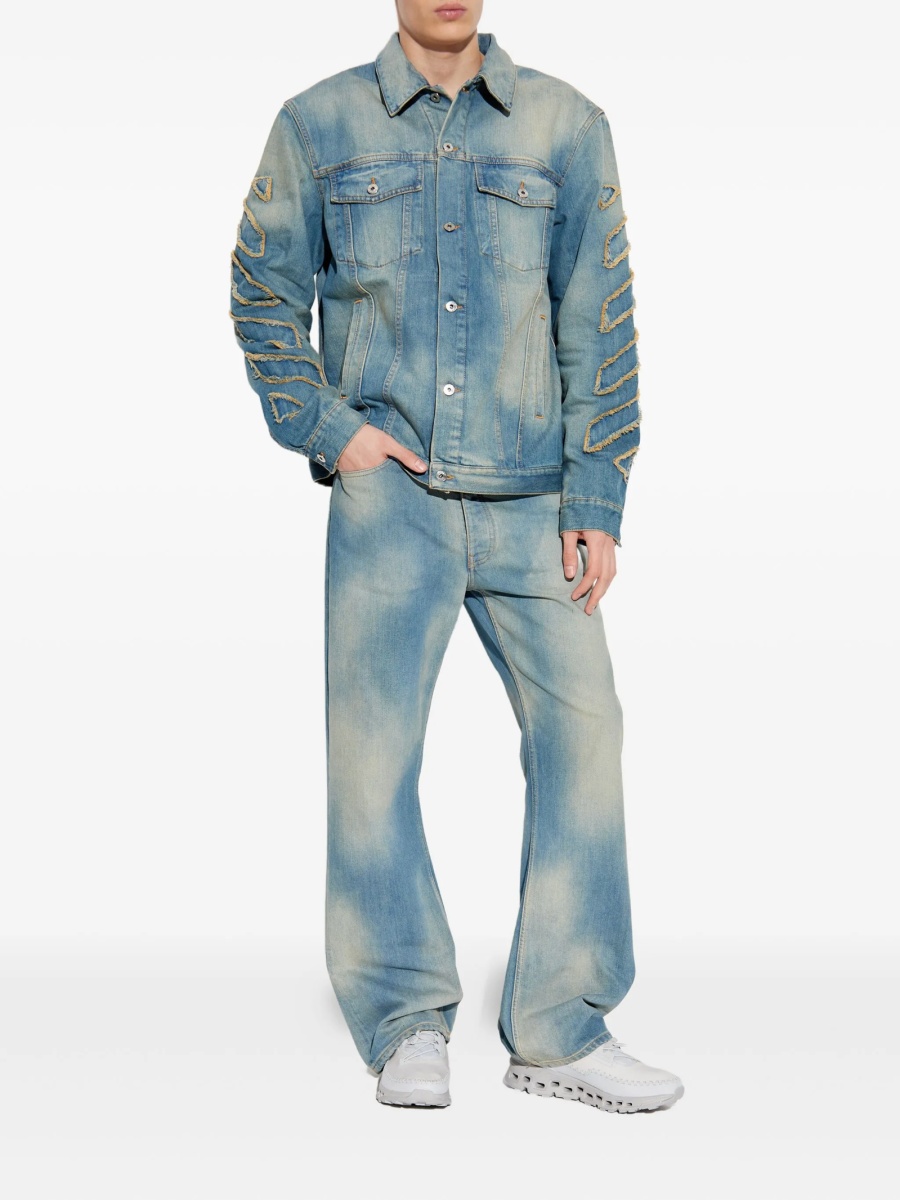 Geaca de blugi Off-White albastra - Img 2