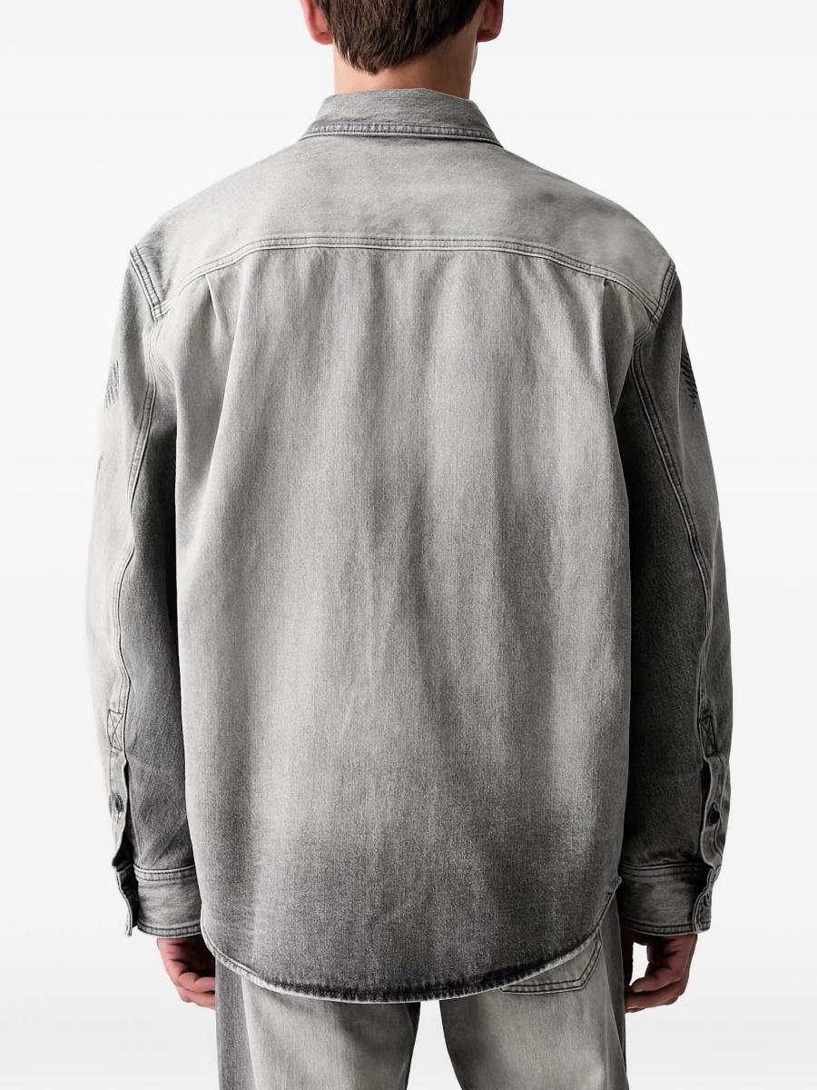 Geaca de blugi Off-White gri - Img 3