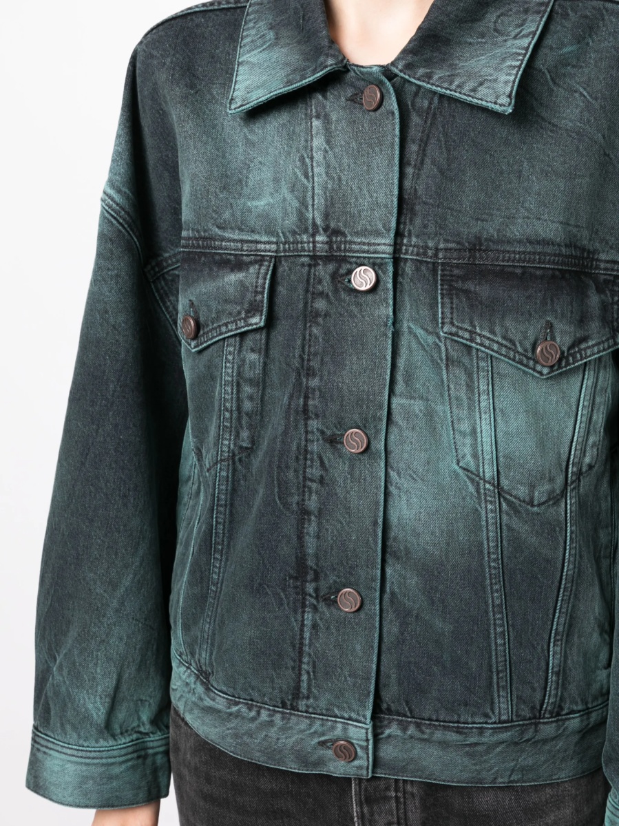 Geaca de blugi Stella McCartney albastra - Img 5