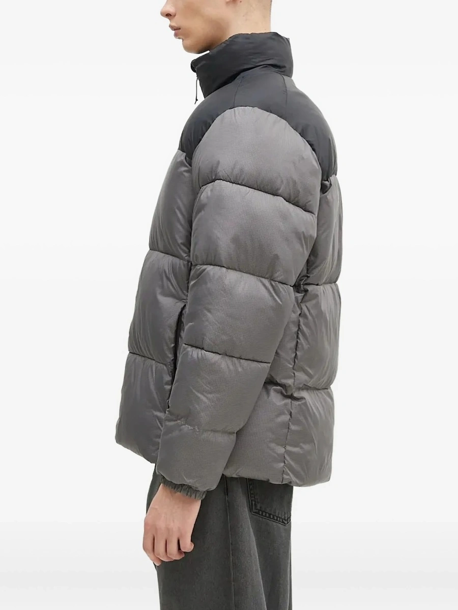 Geaca de iarna Columbia gri din polyester - Img 3