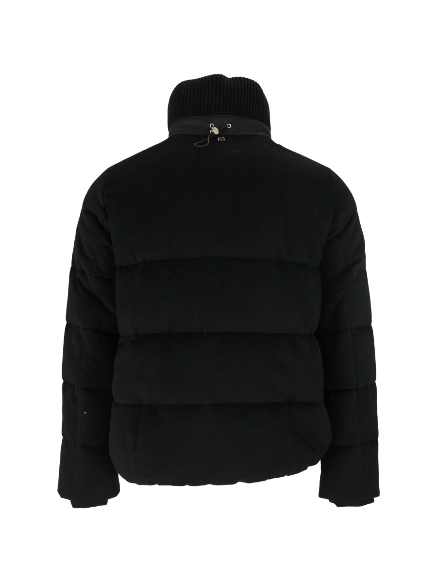 Geaca de iarna DUNO neagra din lana si polyester - Img 3
