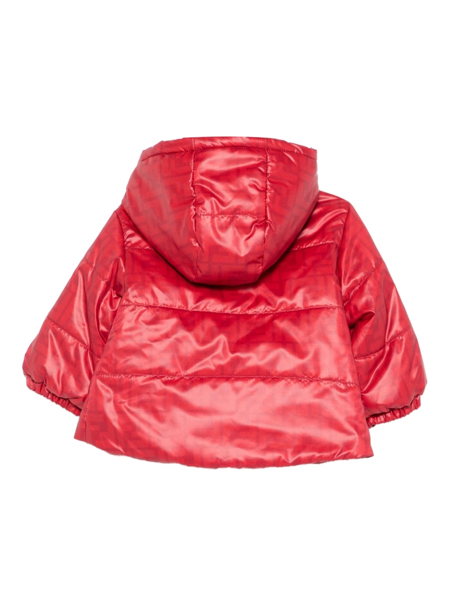 Geaca de iarna Fendi rosie din polyester - Img 2