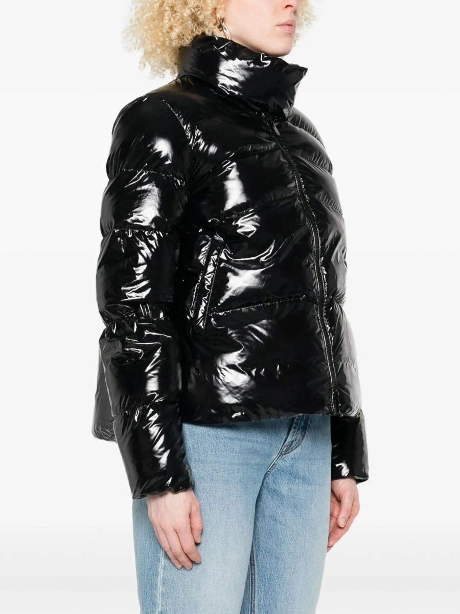 Geaca de Iarna Glossy quilted Puffer Jacket - Img 5