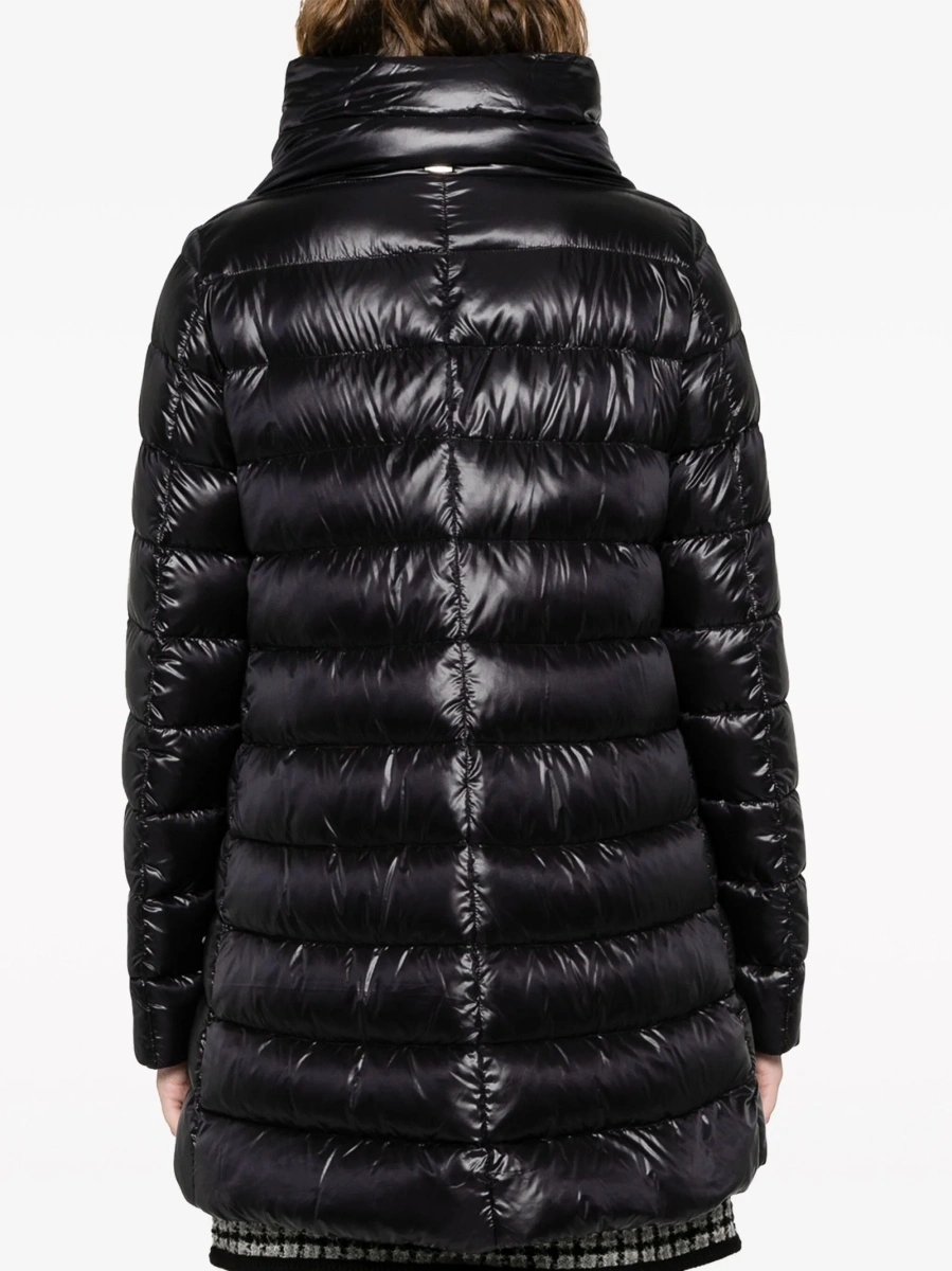 Geaca de iarna Herno neagra din poliamida si polyester - Img 4