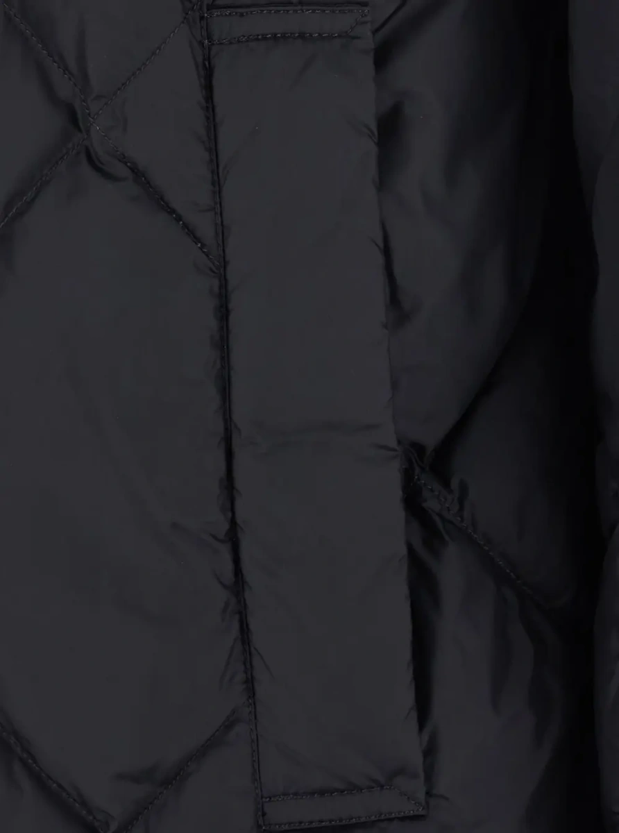 Geaca de Iarna MAX MARA Long down jacket with water-repellent shimmering nylon fabric, downproof, in black Tech Fabric and unspecified gender - Img 3