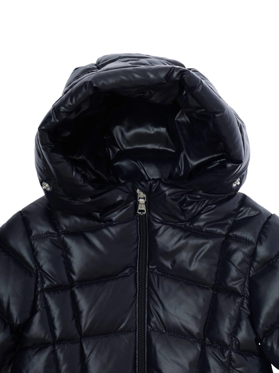 Geaca de iarna Moncler albastra din nylon - Img 3