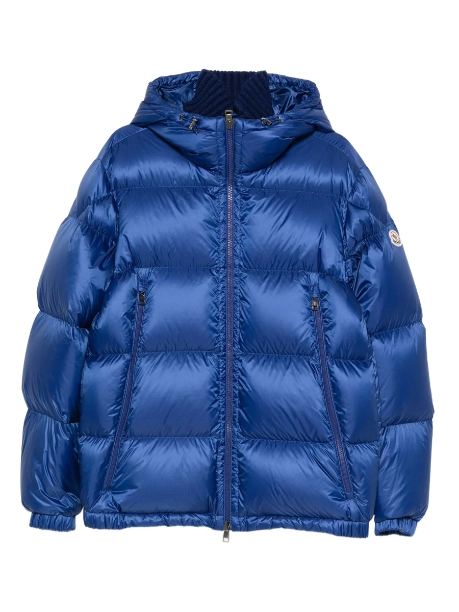 Geaca de iarna Moncler albastra 'Rivau' - Img 7
