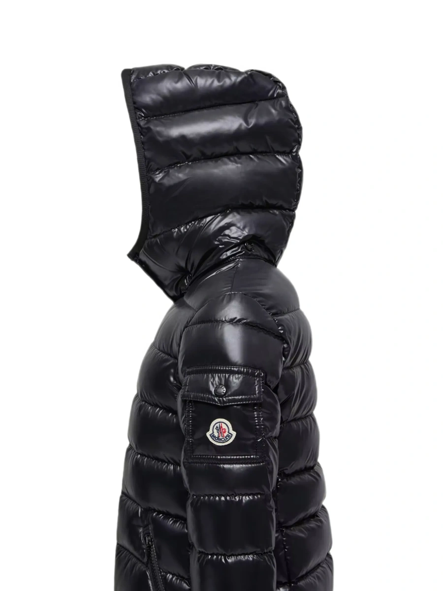Geaca de iarna Moncler neagra din poliamida - Img 4