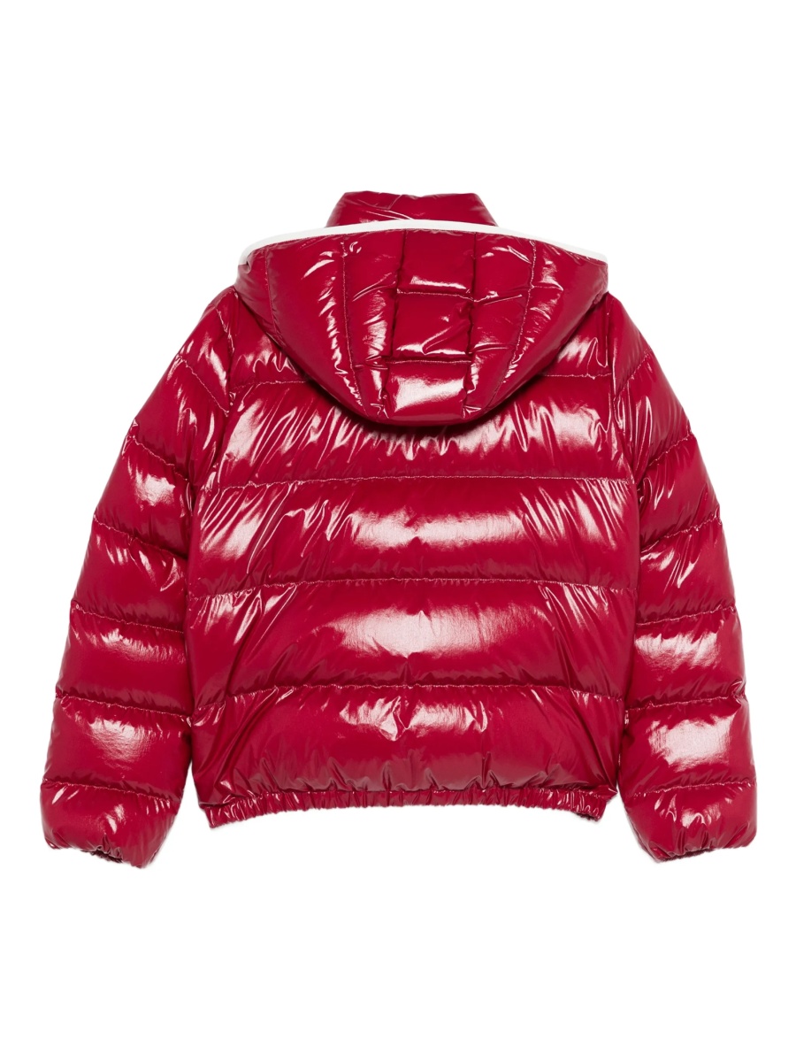 Geaca de iarna Moncler rosie din poliamida - Img 2